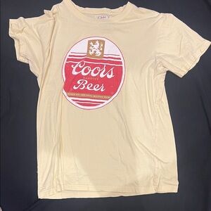 Red Jacket Cream and Red Graphic Coors Tee